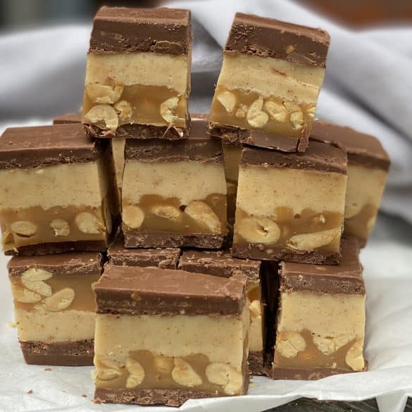 homemade snickers