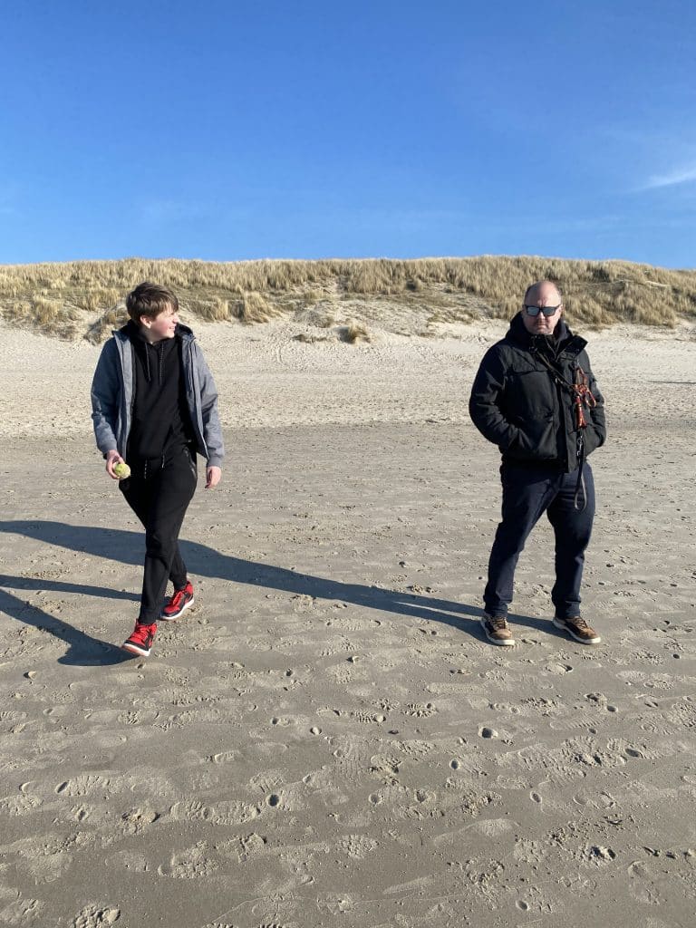 week 9 - mijn mannen Callantsoog strand